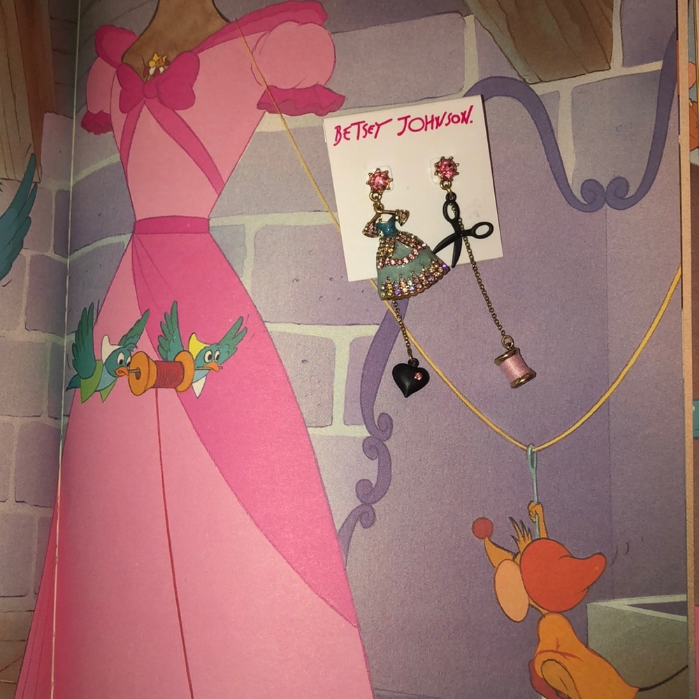 Betsey Johnson Cinderella Earrings